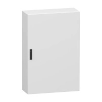 SCHNEIDER ELECTRIC Metallic Enclosure, plain steel door, PanelSeT CRN, without mounting plate, 1200x800x300mm, IP66, IK10, RAL7035
