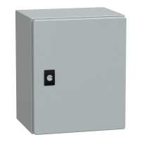 SCHNEIDER ELECTRIC Enclosure PanelSeT CRN plain door w/o mount.plate. H300xW250xD200 IP66 IK10 RAL7035