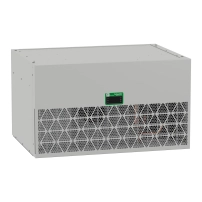 Климатик за монтаж на горен панел, Climasys CU, 3kW, 3 полюса, 380/460V, 50/60Hz, IP54