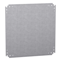 Микроперфорирана монтажна плоча H500xW500 с отвори с диаметър 3,6 mm на стъпка 12,5 mm