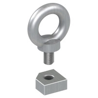 SCHNEIDER ELECTRIC Set of 4 Spacial SM M12 lifting eyebolt, galvanized cast steel