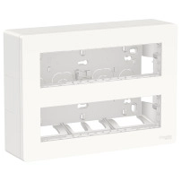 Панел 2x8mod за скрит монтаж антибактер. 2x8mod workstat surface white antibact.