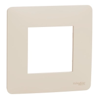 Единична рамка 1gang Unica Studio frame Beige