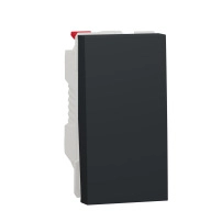 Еднопол. ключ-1м.One-way switch 10A 1module, Антрацит