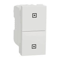 SCHNEIDER ELECTRIC Pushbutton switch 10A, 1 module