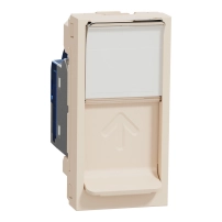 Розетка RJ45 единична Cat 6 STP 1 модул