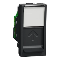 Розетка RJ45, кат. 6A FTP, 1 модул