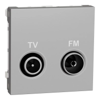 Розетка TV R, единствена, 2 модула