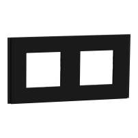 Двойна декорат. рамка, каучук 2 gang Unica Deco frame Rubber