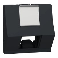 Централна платка, New unica, 1 x RJ45, SOne, 2 м, наклонена, антрацит