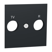 Капак за New unica TVFMSAT розетка, 2 модула, антрацит
