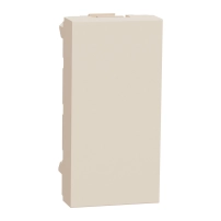 Капак за свободен модул-1м., крем Blind cover 1 module
