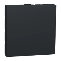 Капак за свободен модул-2м.,Антрацит Blind cover 2 modules