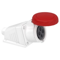Индустриален присъединител за монтаж на стена Mureva PK, ъглов, 32A, 3P+E, 220V, IP67