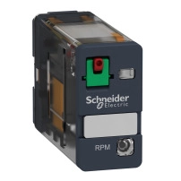 Power relay 15A 1CO lock LED 24V AC
