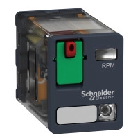 Power relay 15A 2CO lock LED 24V AC