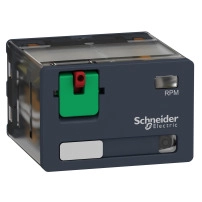 Power relay 15A 4CO lock LED 120V AC