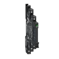 SCHNEIDER ELECTRIC Тънко интерфейс реле, предварително сглобено, 6A, 1CO, с LED, винтови връзки, 24V AC/DC