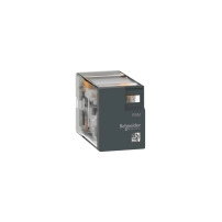 Миниатюрно реле с основа, Harmony, 5A, 2CO, без LED, 24V AC