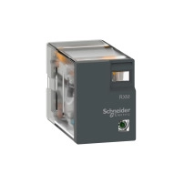 Миниатюрно реле с основа, Harmony, 5A, 2CO, с LED, 110V DC