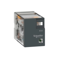 Миниатюрно реле с основа, Harmony, 3A, 4CO, с LED, 110VDC
