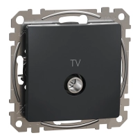TV розетка 7db, Sedna, антрацит