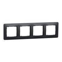SCHNEIDER ELECTRIC Frame 4 gang,  Sedna Design, anthracite