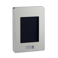 Low-Voltage Fan Coil Room Controller & Zone Controller: BACnet MS/TP, RH sensor & control, PIR motion sensor, Silver Case/Fascia