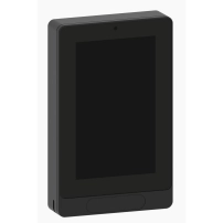 Touchscreen Room Controller Roof Top Unit, Heat Pump & Indoor Air Quality: BACnet MSTP, RH sensor, PIR sensor, Black