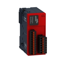 SCHNEIDER ELECTRIC Safety module, Modicon TM3, 3 function, Cat 4 PL e, SIL CL3, spring, 24V DC