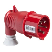 Индустриален контакт за монтаж в табло, Mureva PK, прав, 63A, 3P+E, 400V, IP67