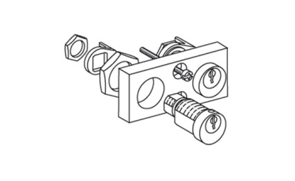 Door interключалка - за Masterpact NW/NW DC/NW UL 489 шаси ключалкаing - right side
