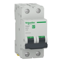 Миниатютен прекъсвач (MCB), Easy9, 3P, 25A, B крива, 6000A (IEC/EN 60898-1)