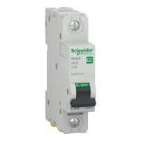 Miniature circuit breaker (MCB), Easy9, 3P, 16A, B curve, 6000A (IEC/EN 60898-1)
