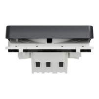 Контакт фр. стандарт, 16A 2P+E, с детска Защита, безвинт. свърз. антрацит