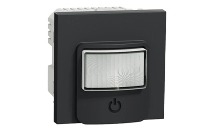 Контролер за обем, New unica, 12V, 2 модула, бял