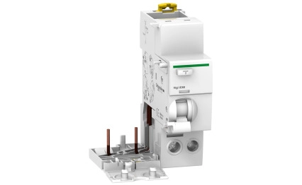 SCHNEIDER ELECTRIC Earth leakage add-on block Vigi iC60 - 4P, 63A, 30mA, AC type