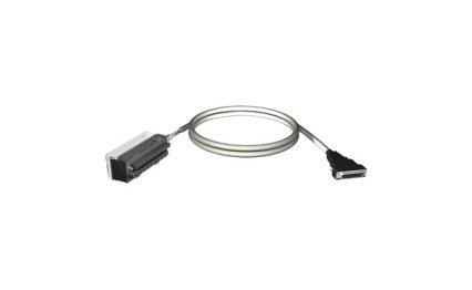 SCHNEIDER ELECTRIC Preformed cordset, Modicon X80, 20 way terminal, SUB-D25 connector, 1.5m