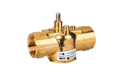 Erie Zone Valve, 2-Way, PN16, DN20 (3/4"), Rp Thread, Kvs 4.3 m?/h (Cv 5.0), Pop-Top Actuator Connection, Brass Body