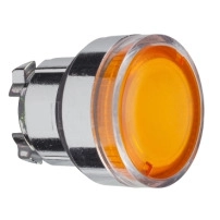 SCHNEIDER ELECTRIC Head for illuminated push button, green projecting pushbutton 22mm spring return BA9s bulb