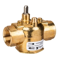 Erie Zone Valve, 2-Way, PN16, DN15 (1/2"), Rp Thread, Kvs 3.0 m?/h (Cv 3.5), Pop-Top Actuator Connection, Brass Body