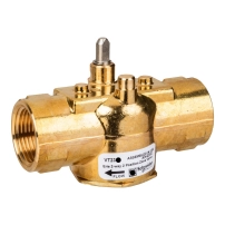 Erie Zone Valve, 2-Way, PN16, DN20 (3/4"), Rp Thread, Kvs 3.0 m?/h (Cv 3.5), Pop-Top Actuator Connection, Brass Body