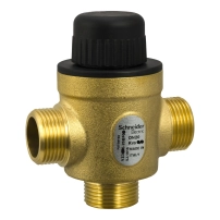 VZ308E Zone Valve, 3-Way, PN16, DN20, G3/4 External Thread, Kvs 4.0 m?/h, 2.5 mm Stroke.
