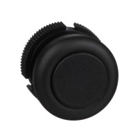 SCHNEIDER ELECTRIC Push button head, plastic, spring return, black