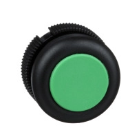 SCHNEIDER ELECTRIC Push button head, plastic, green, spring return