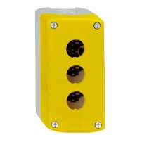 EMPTY CONTROL STATION YELLOW 3CUT-OUTS