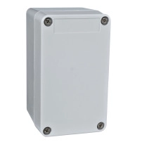 SCHNEIDER ELECTRIC Еmpty control station without hinges, plastic, grey, undrilled, 85x146x87mm