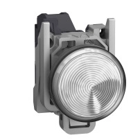 Сигнална лампа, Harmony XB4 - ATEX D, бял, вграден LED, 24...240V