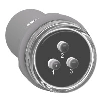 Monolit Pilot Light 3 white LED 400V