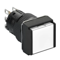 Monolit ill PB square white flush 24V